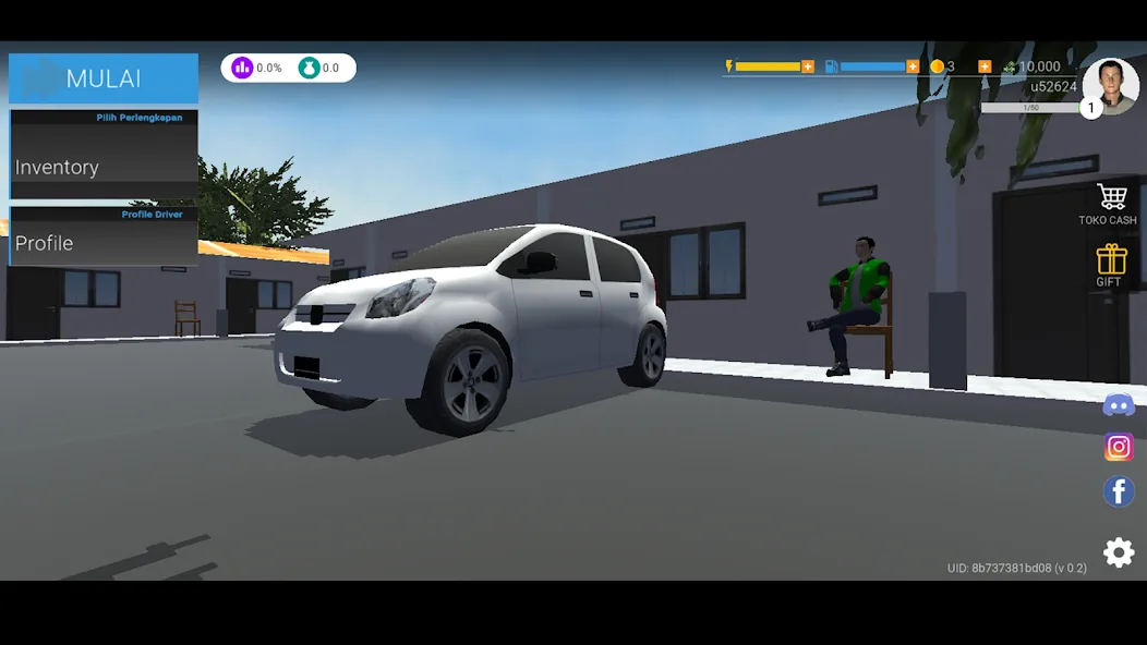 Taxi Online Simulator ID (Такси онлайн симулятор )  [МОД Много денег] Screenshot 2