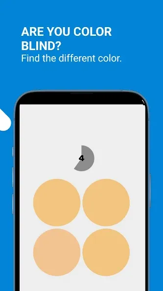 Color Blind Test Game  [МОД Много монет] Screenshot 5