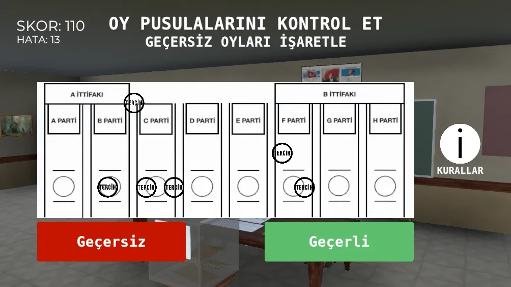 Seçim 2023 Müşahit oyunu  [МОД Unlimited Money] Screenshot 4