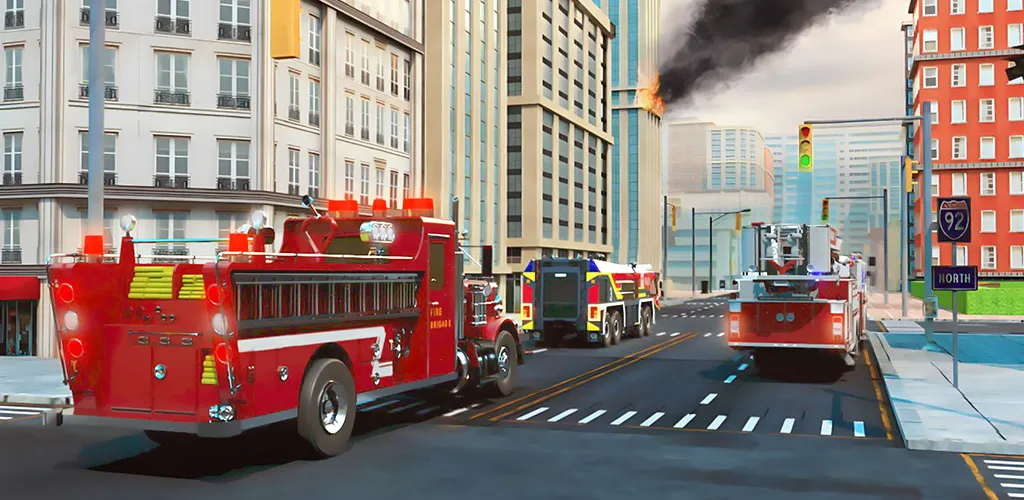 Real Firefighter 3D Simulator (Реальный Пожарник 3D Симулятор)  [МОД Все открыто] Screenshot 3