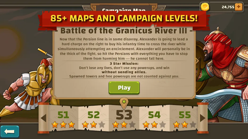 Ancient Allies Tower Defense (Аншент Эллайес Тауэр Дефенс)  [МОД Unlocked] Screenshot 5