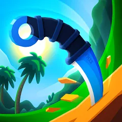 Взлом Flippy Knife: 3D flipping game (Флиппи Найф)  [МОД Mega Pack] - последняя версия apk на Андроид