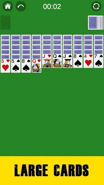 Spider Solitaire Card Game Fun  [МОД Бесконечные монеты] Screenshot 2