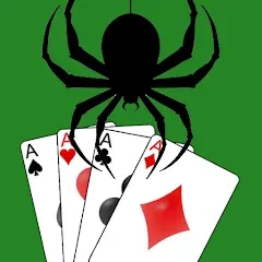 Взломанная Spider Solitaire Card Game Fun  [МОД Бесконечные монеты] - полная версия apk на Андроид