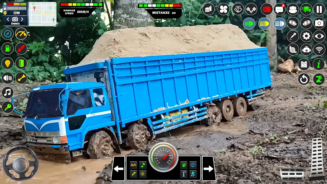 Mud Truck Runner Simulator 3D  [МОД Unlocked] Screenshot 4