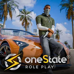 Скачать взломанную One State RP - Life Simulator (Ван Стейт РП)  [МОД Много денег] - стабильная версия apk на Андроид