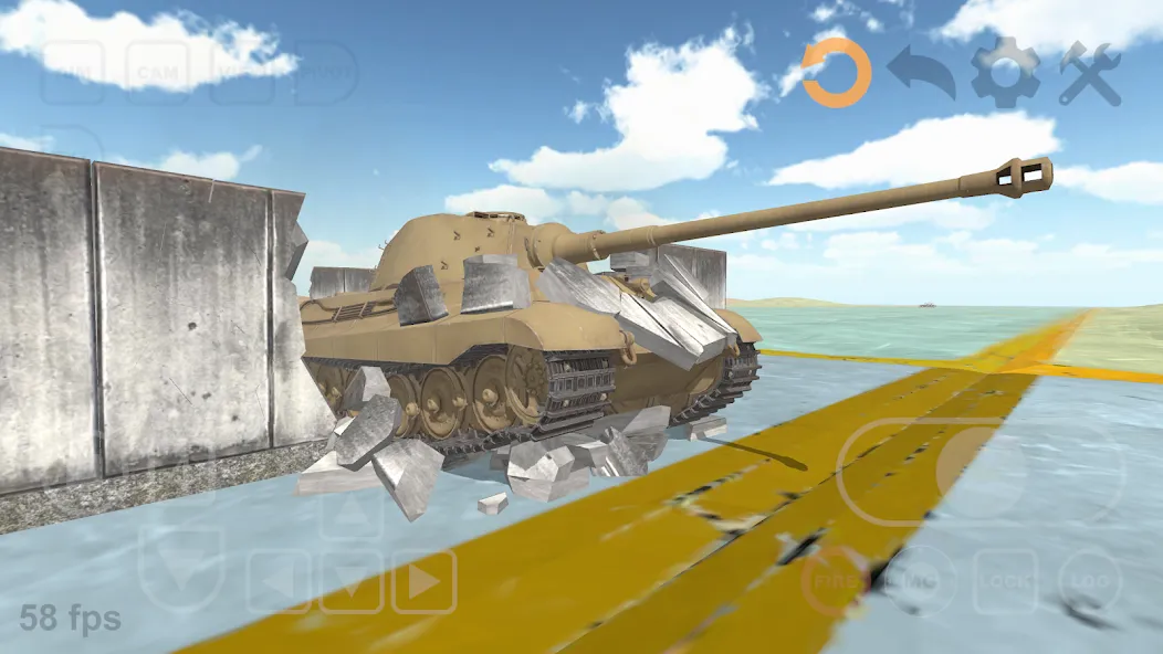 Tank Physics Mobile Vol.3  [МОД Mega Pack] Screenshot 1