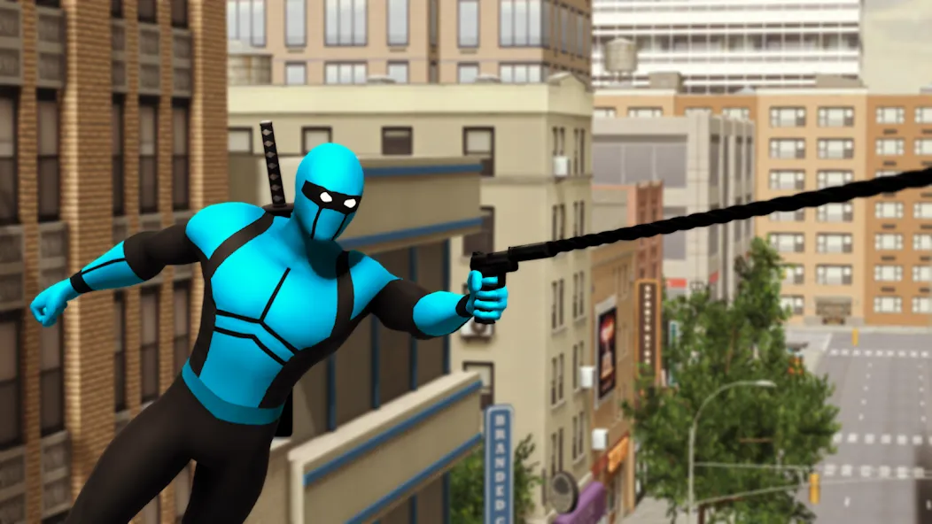 Blue Ninja : Superhero Game (Блу Ниндзя)  [МОД Меню] Screenshot 3