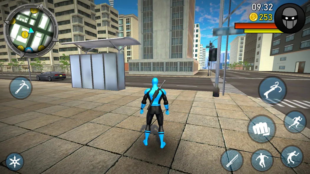 Blue Ninja : Superhero Game (Блу Ниндзя)  [МОД Меню] Screenshot 4