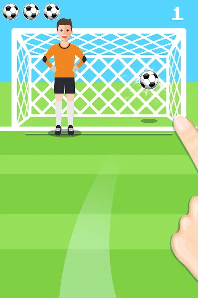 Penalty Shootout Game Offline (Пенальти игра без подключения к интернету)  [МОД Все открыто] Screenshot 3