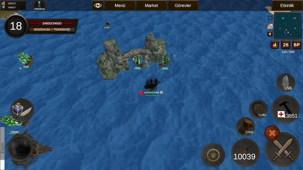 Naval Battle Online (Навальное Сражение Онлайн)  [МОД Все открыто] Screenshot 1