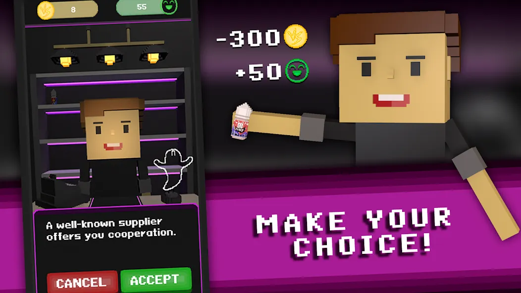 Vape Boss: Shop Simulator 3D  [МОД Много денег] Screenshot 1