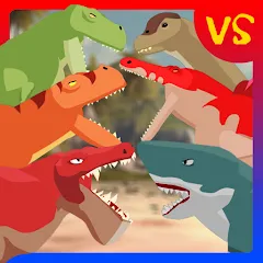 T-Rex Fights Dinosaurs