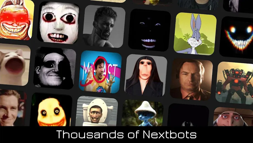 Nextbots Online: Sandbox (Некстботс Онлайн)  [МОД Много монет] Screenshot 1