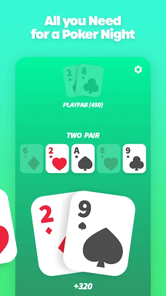 Poker with Friends - EasyPoker (ИзиПокер)  [МОД Много монет] Screenshot 2