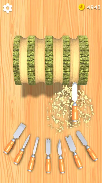 Wood Turning 3D - Carving Game  [МОД Unlocked] Screenshot 3