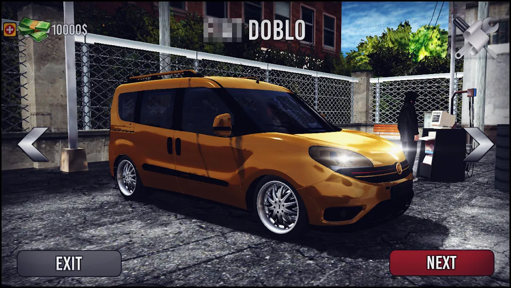 Doblo Drift Simulator (Добло Дрифт Симулятор)  [МОД Много денег] Screenshot 1