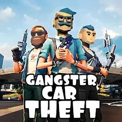 Взломанная Gangster Car Theft Games (Гангстерская автомобильная война игр)  [МОД Menu] - полная версия apk на Андроид