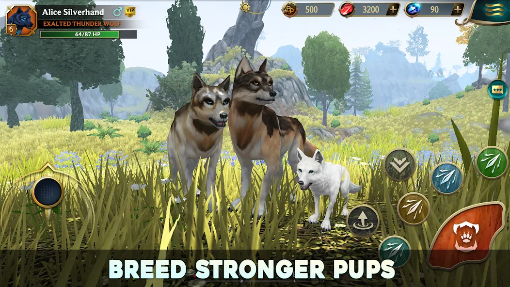 Wolf Tales - Wild Animal Sim (Вулф Тейлс)  [МОД Unlocked] Screenshot 1