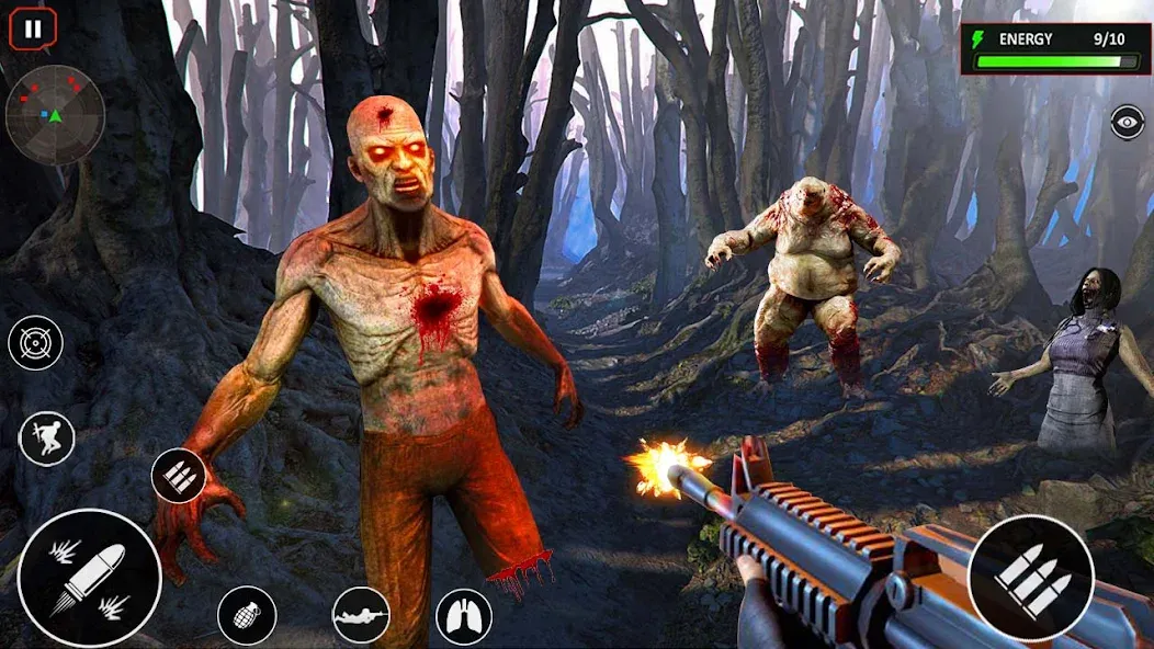 Sniper Zombie Shooting (Зомби стреляющая оффлайн игра)  [МОД Много монет] Screenshot 5