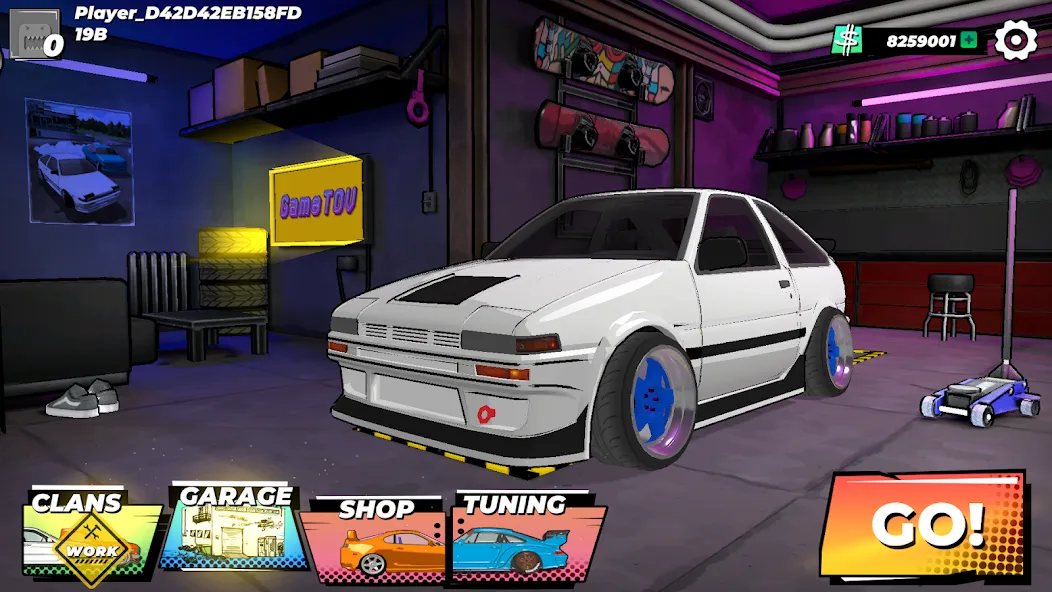 Drift King: Online (Дрифт Кинг)  [МОД Меню] Screenshot 2