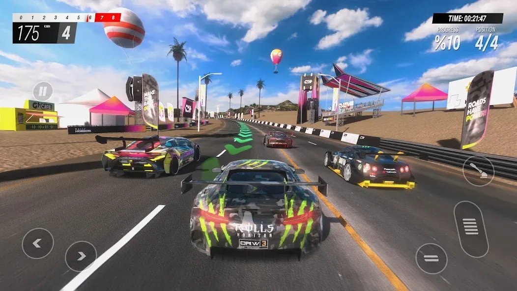 Rally Horizon (Ралли Хорайзон)  [МОД Menu] Screenshot 1