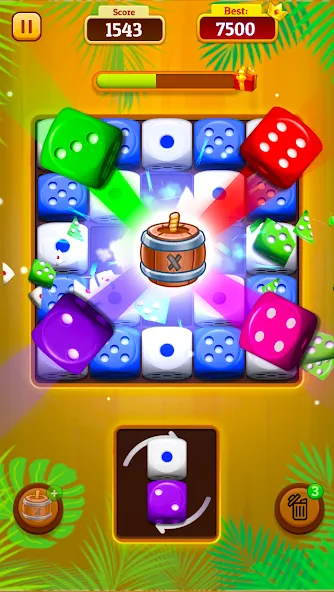 Dice Merge: Dice Mania Game (Дайс Мердж)  [МОД Бесконечные монеты] Screenshot 2