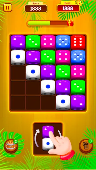 Dice Merge: Dice Mania Game (Дайс Мердж)  [МОД Бесконечные монеты] Screenshot 3