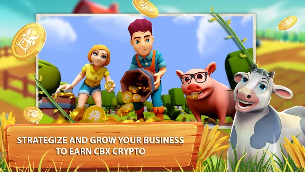 CropBytes: A Crypto Farm Game (КропБайтс)  [МОД Unlimited Money] Screenshot 2