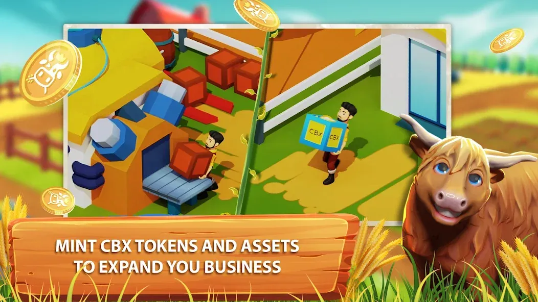 CropBytes: A Crypto Farm Game (КропБайтс)  [МОД Unlimited Money] Screenshot 3