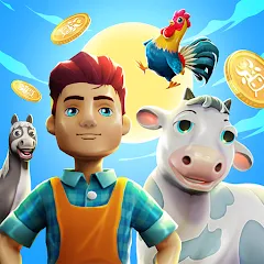 Скачать взломанную CropBytes: A Crypto Farm Game (КропБайтс)  [МОД Unlimited Money] - стабильная версия apk на Андроид