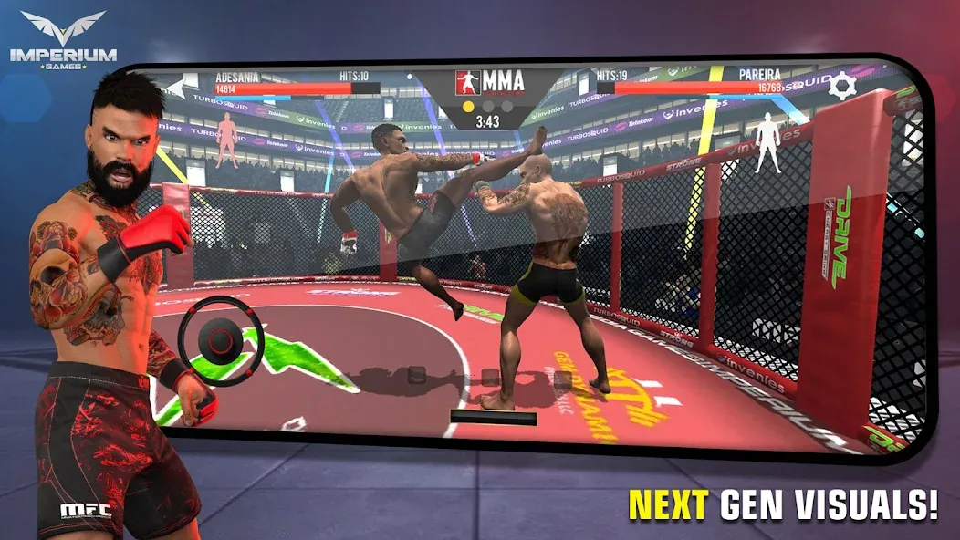 MMA Fighting Clash (ММА Файтинг Клэш)  [МОД Unlimited Money] Screenshot 1