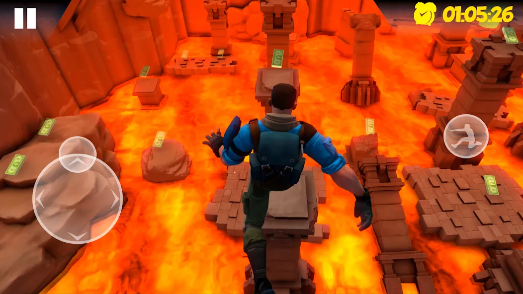 Hot Lava Floor: Urban Escape (Хот Лава Флор)  [МОД Unlocked] Screenshot 3