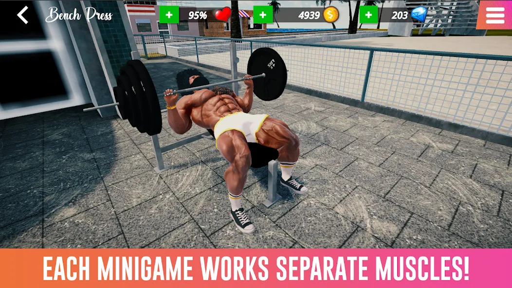 Iron Muscle IV - GYM simulator (Айрон Масл АйВи)  [МОД Menu] Screenshot 3