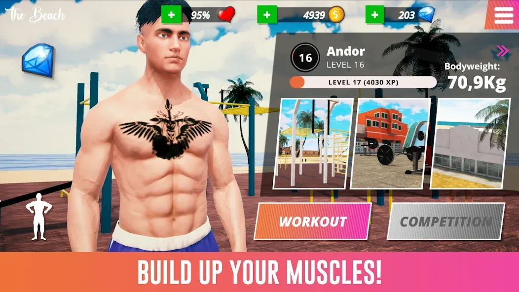 Iron Muscle IV - GYM simulator (Айрон Масл АйВи)  [МОД Menu] Screenshot 4