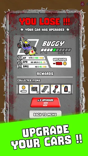 Tires & Fires: Zombie Survival  [МОД Unlocked] Screenshot 5