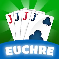 Взломанная Euchre (Юкер)  [МОД Unlocked] - стабильная версия apk на Андроид