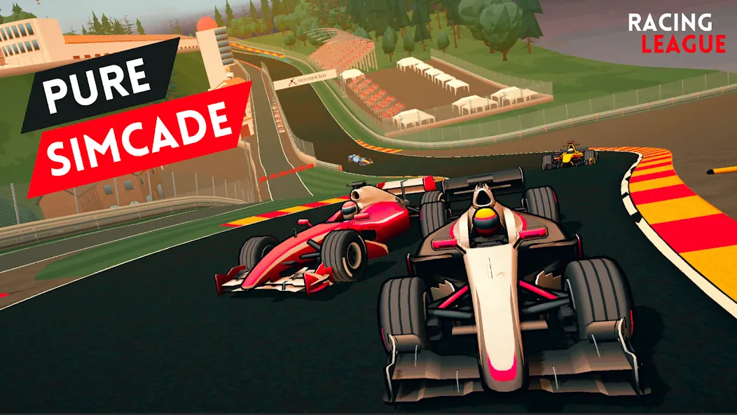 Racing League: 3D Race Offline (Рейсинг Лига)  [МОД Много монет] Screenshot 1