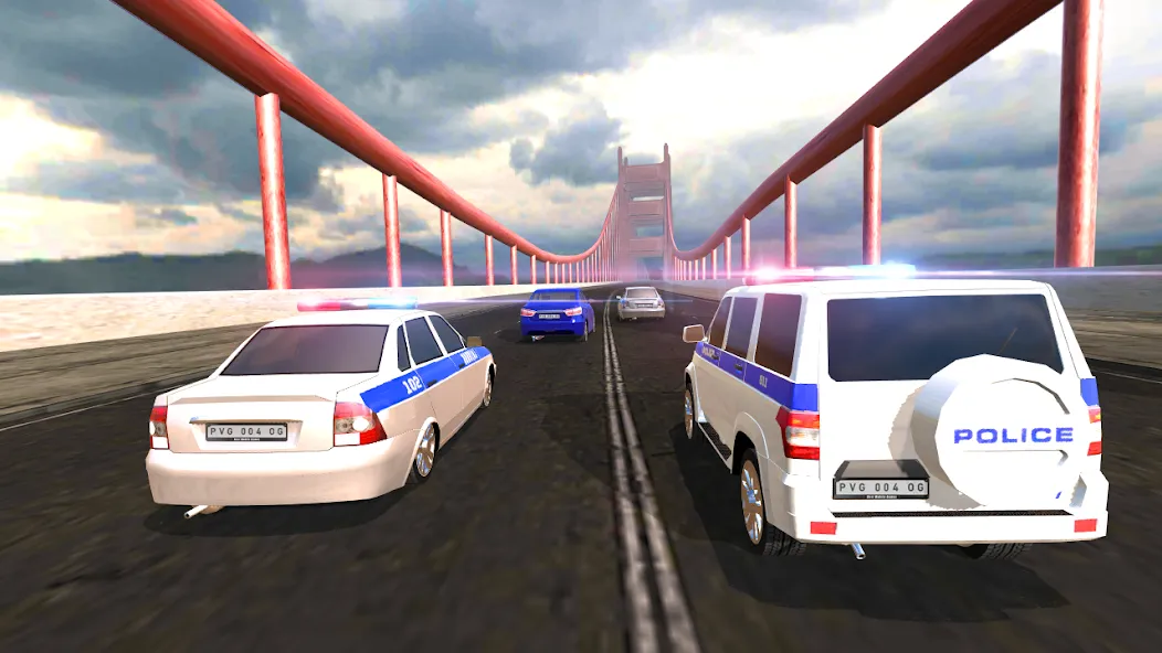 Police Car Chase  [МОД Все открыто] Screenshot 5