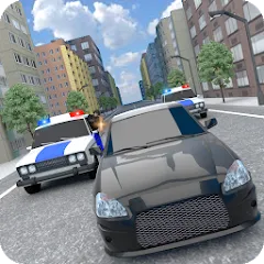 Скачать взлом Police Car Chase  [МОД Все открыто] - полная версия apk на Андроид