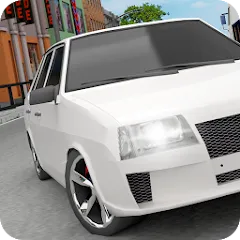 Скачать взломанную Russian Cars: 99 and 9 in City  [МОД Unlocked] - стабильная версия apk на Андроид