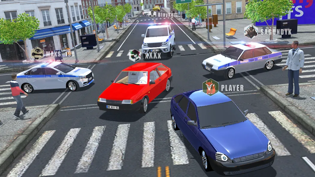 Russian Cars Simulator  [МОД Unlimited Money] Screenshot 1