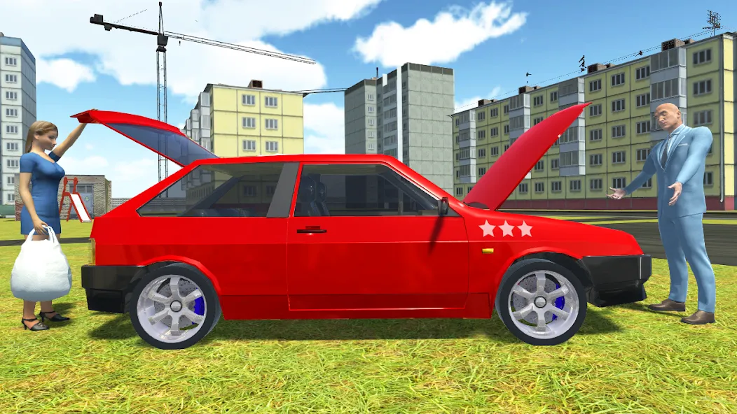 Russian Cars Simulator  [МОД Unlimited Money] Screenshot 3