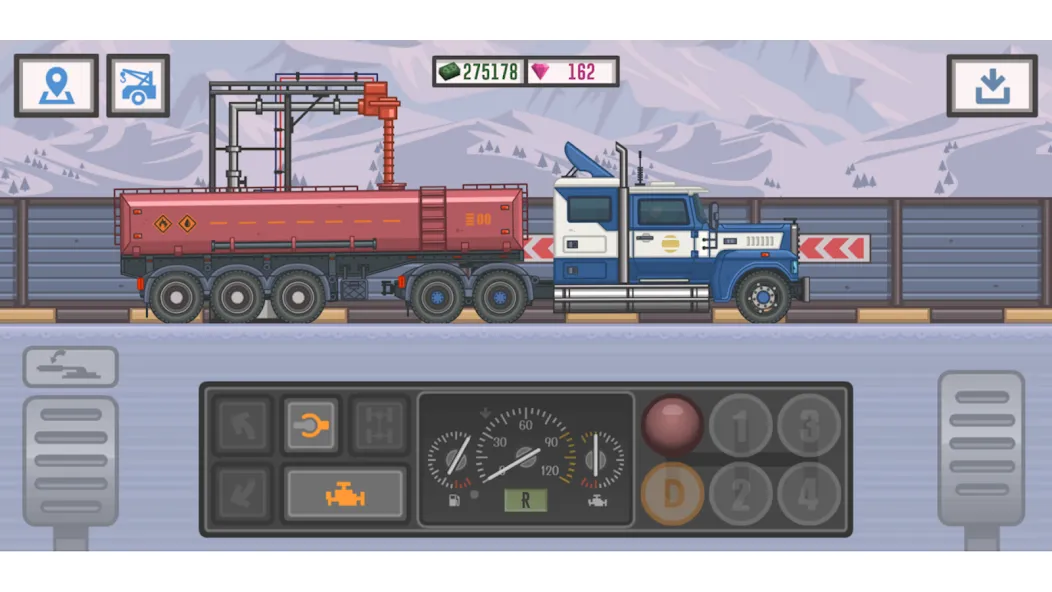 Trucker and Trucks  [МОД Много монет] Screenshot 3