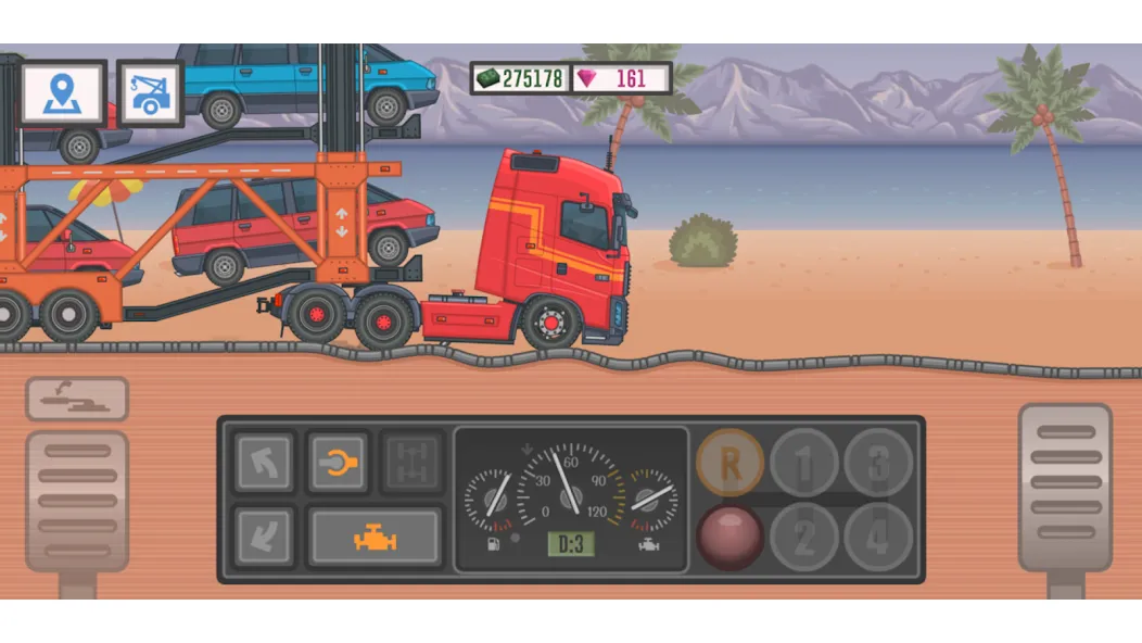 Trucker and Trucks  [МОД Много монет] Screenshot 4