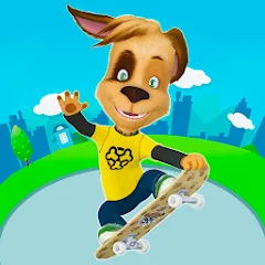 Взлом Pooches: Skateboard  [МОД Бесконечные монеты] - последняя версия apk на Андроид