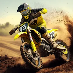 Скачать взломанную MX Bikes: Motocross Dirt bikes  [МОД Menu] - последняя версия apk на Андроид