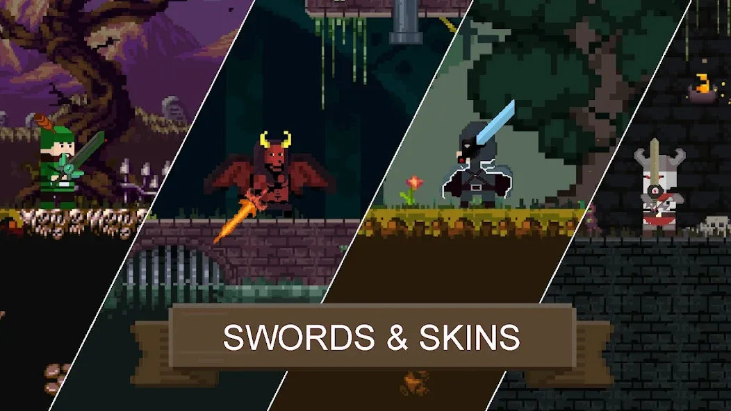 Rune Sword: Action Platformer (Руновый меч)  [МОД Много денег] Screenshot 5