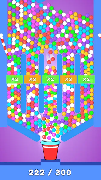 Balls and Ropes: Cut 'n Bounce (Боллс энд Роупс)  [МОД Menu] Screenshot 4