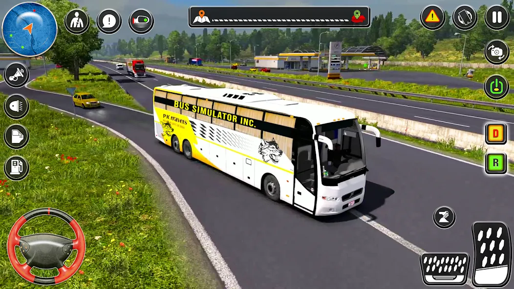 City Coach Bus City Bus Games  [МОД Бесконечные деньги] Screenshot 1